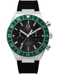 Timex - Quartz Chronograph Silicone Watch 40mm - Lyst