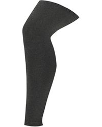 Avenue - Plus Size Plush Lined Footless leggings - Lyst