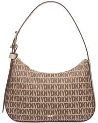 DKNY - Deena Monogram Top Zip Small Shoulder - Lyst