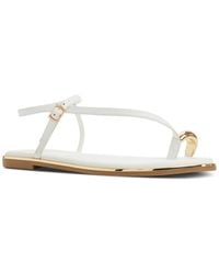 ALDO - Jomali Toe-ring Strappy Flat Sandals - Lyst