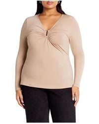 City Chic - Plus Size Izzy Top - Lyst