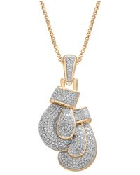 Macy's - Diamond Boxing Gloves 22" Pendant Necklace (1/2 Ct. T.w. - Lyst
