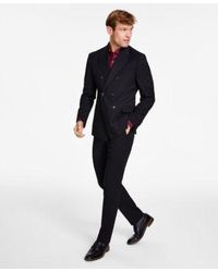Alfani - Slim Fit Double Breasted Stripe Suit Created For Macys - Lyst