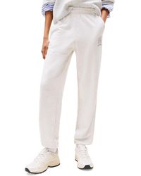 Tommy Hilfiger - High-rise Cotton Crest Sweatpants - Lyst