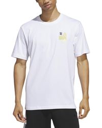 adidas - Jetset Camper Regular-fit Graphic T-shirt - Lyst