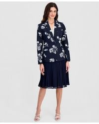 Tahari - Printed One-button Blazer - Lyst