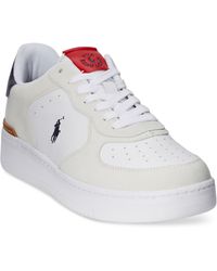 Polo Ralph Lauren - Masters Court Suede-leather Sneaker - Lyst