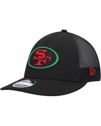 KTZ - San Francisco 49ers Excellence Collection Trucker Low Profile 9fifty Snapback Hat - Lyst
