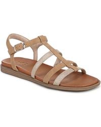 Naturalizer - Julia Strappy Flat Sandals - Lyst