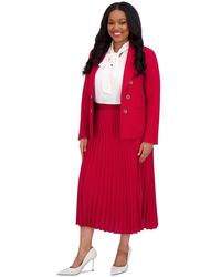 Kasper - Pleated Midi Skirt - Lyst