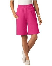 Woman Within - Within Elastic-waist Knit Short - Lyst