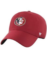'47 - Florida State Seminoles Clean Up Brrr Adjustable Hat - Lyst
