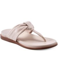 Rockport - Osarra Open Toe Thong Casual Flat Sandals - Lyst