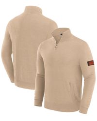 J. Palmer - Cleveland Browns Franchise Quarter-zip Sweater - Lyst