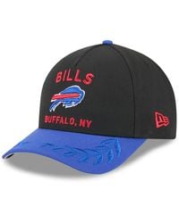 KTZ - Black/royal Buffalo Bills 2025 Nfl Draft 9forty A-frame M-crown Adjustable Hat - Lyst