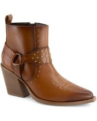 Forastero - Western Fashion Leather Booties - Lyst