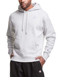 Champion - Classic Standard-fit Logo Embroidered Fleece Hoodie - Lyst