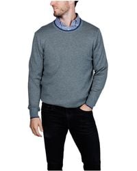 Tailorbyrd - Fine Knit Crew Neck Sweater - Lyst