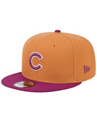 KTZ - Brown/purple Chicago Cubs Color Pack Two-tone 9fifty Snapback Hat - Lyst