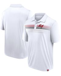 Fanatics - Branded White Tampa Bay Buccaneers Victory For Us Interlock Polo - Lyst
