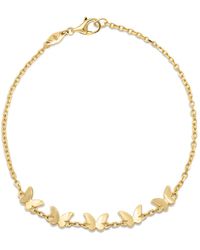 DEVATA - Butterfly Chain Bracelet - Lyst