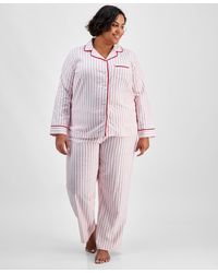 Charter Club Petite Cotton Flannel Pajama Set Created For Macy s in Gray Lyst