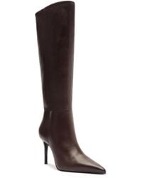 SCHUTZ SHOES - Mikki Up Knee High Stiletto Boots - Lyst