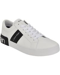 Calvin Klein - Roydan Round Toe Lace-up Sneakers - Lyst
