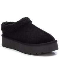 Xti - Platform Suede Clog Slippers By - Lyst
