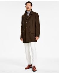 Michael Kors - Classic Fit Double-breasted Wool Blend Peacoats - Lyst