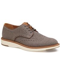 Johnston & Murphy - Upton Knit Wingtip Dress Shoes - Lyst