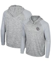 Colosseum Athletics - Oklahoma Sooners Cybernetic Raglan Quarter-zip Hooded Top - Lyst