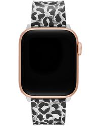 Kate Spade - Leopard Print Polyurethane Band For Apple Watch Strap - Lyst