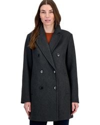 Calvin Klein - Double-breasted Pea Coat - Lyst