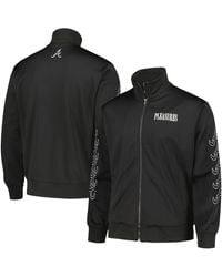 Pleasures - Atlanta Braves Pitcher Full-zip Track Jacket - Lyst