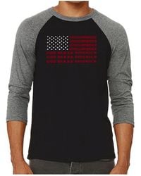 LA Pop Art - Raglan Word Art T-shirt - Lyst