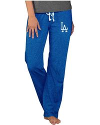 Concepts Sport - Los Angeles Dodgers Cooperstown Quest Knit Pants - Lyst