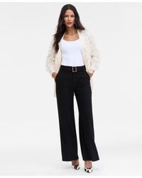 INC International Concepts - Belted High-rise Wide-leg Pants - Lyst