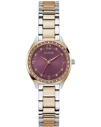 Guess - Analog Two Tone Steel Watch 30mm - Lyst