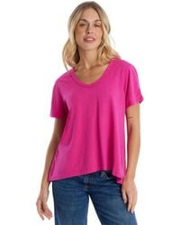 Wilt - Ruched Sleeve Tee - Lyst