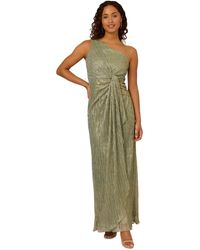 Adrianna Papell - Stardust One-shoulder Gown - Lyst