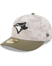 KTZ - Light Beige/olive Toronto Blue Jays 2025 Armed Forces Day 59fifty Fitted Hat - Lyst