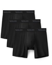 Tommy John - 3-pack Tagless Boxer Briefs - Lyst