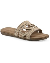 White Mountain - Fraly Slide Slip-on Sandals - Lyst