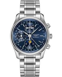 Longines - Swiss Automatic Master Stainless Steel Bracelet Watch 40mm - Lyst