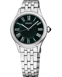 Seiko - Essentials Quartz Dial Stainless Steel Watch - Lyst