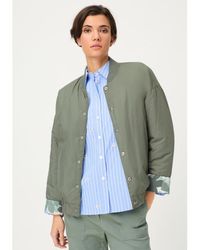 Olsen - Reversible Botanic Camo Bomber Jacket - Lyst