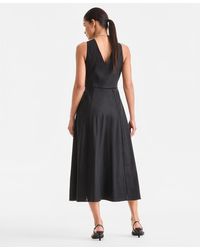 slim fit dress slacks Faux-Leather Sheath Dress main image 1