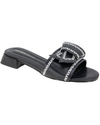 BCBGeneration - Amora Low Block Heel Dress Sandals - Lyst