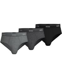 BOSS - Boss By 3-pk. Classic Assorted Color Solid Briefs - Lyst